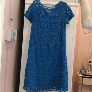 Lilly Pulitzer blue lace sun dress